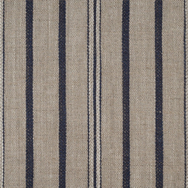 Carthorpe Woven Linen Stripe: Blue