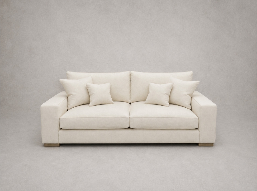 Outlet Knutsford: Outlet Manchester: Richmond 3 seater sofa in Romo Linara Chamois