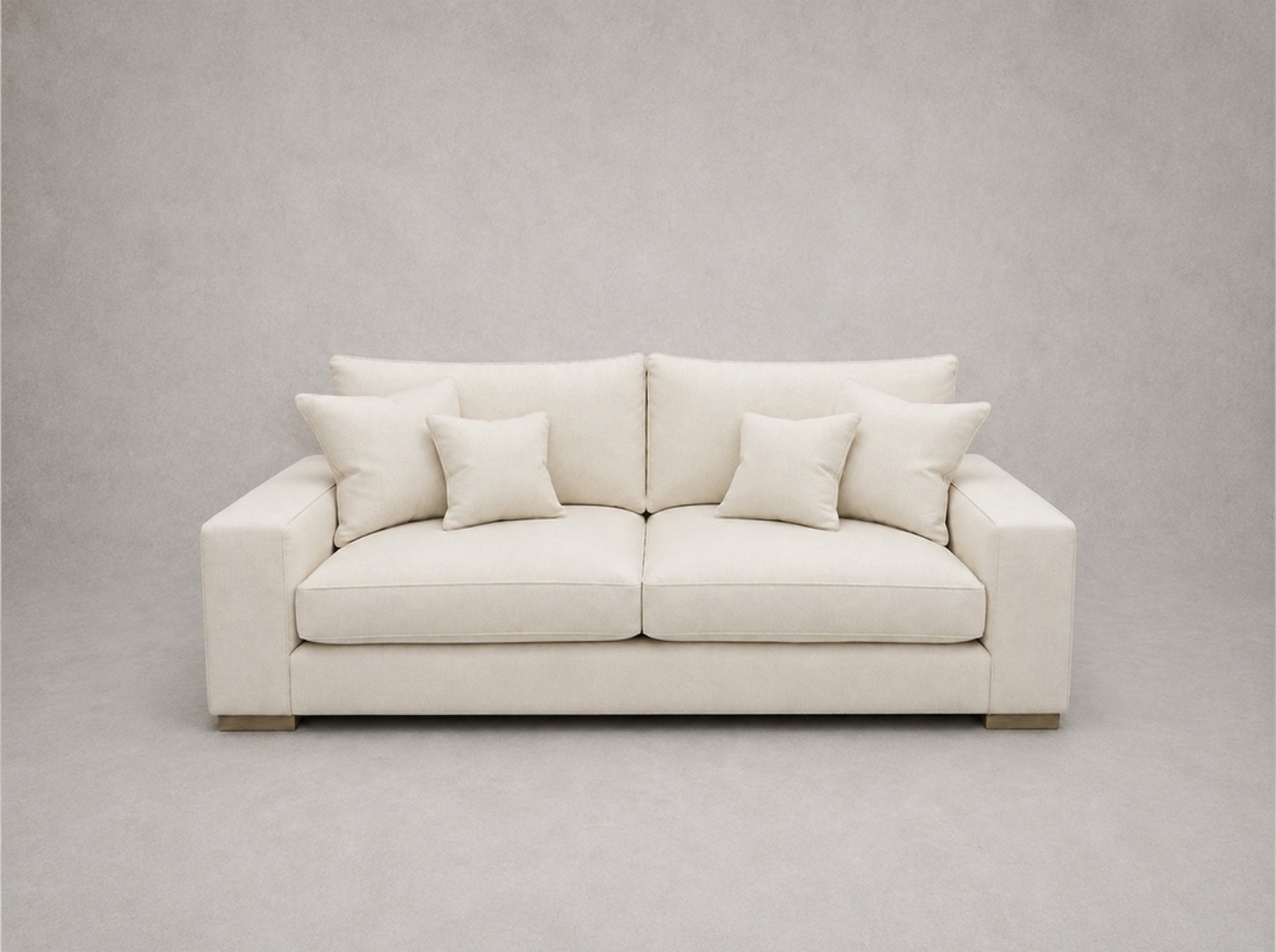 Outlet Cheltenham:  Richmond 3 seater sofa in Romo Linara Chamois