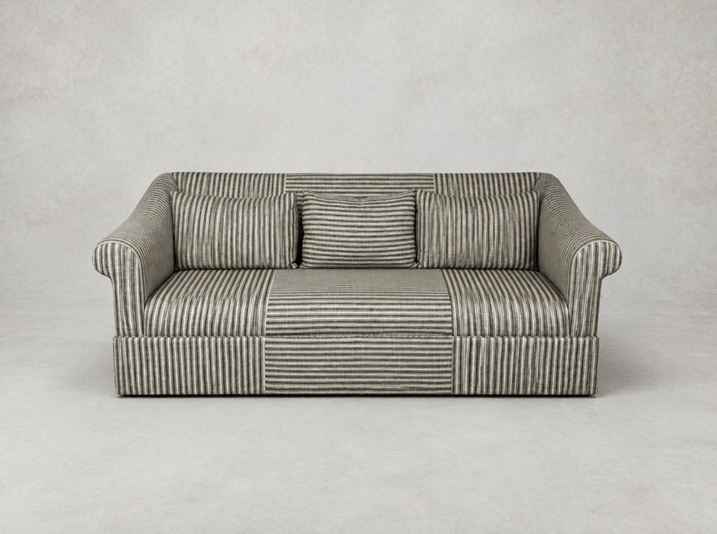 Outlet Walton-on-Thames: Turnberry 3 seater sofa in Stockport Stripe Hunter