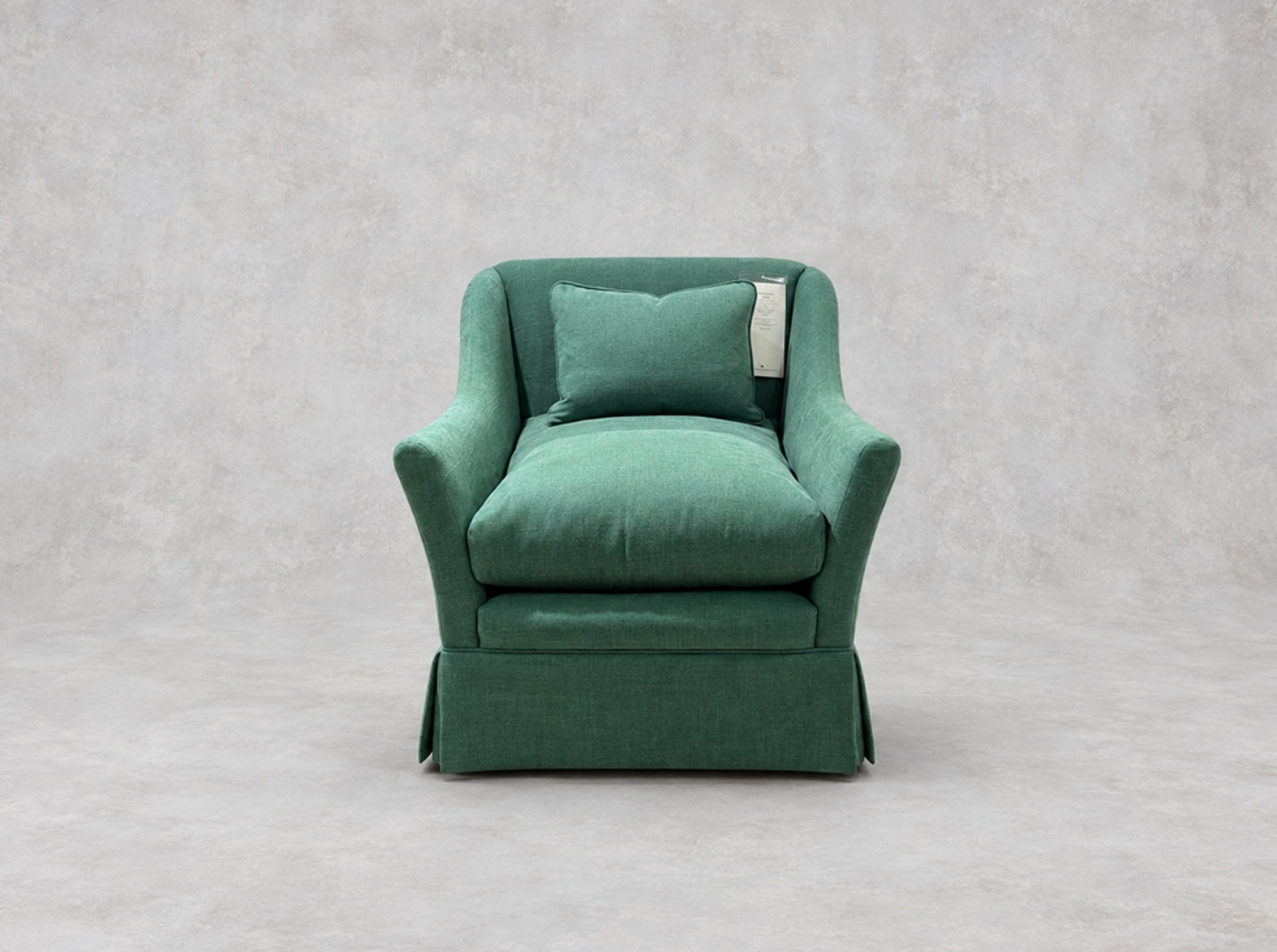 Outlet West Sussex: Cromer Chair with Valance in Signature Plain Forest