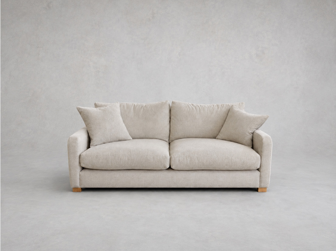 Outlet Edinburgh: Brook Green 3 seater sofa in Porto Cervo Biscuit