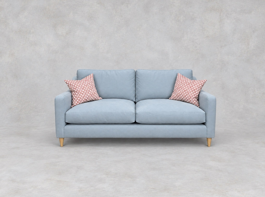Outlet Edinburgh: Rye 3 Seater Sofa in Warwick Oxford Cloud