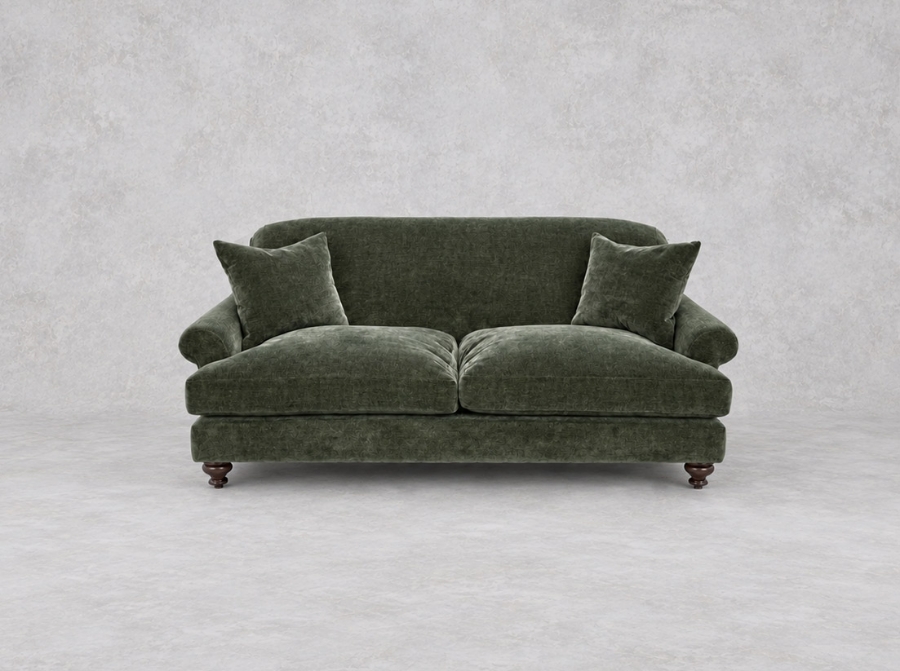Outlet Hungerford: Hampton 3 seater sofa in Warwick Manhattan Velvet Conifer