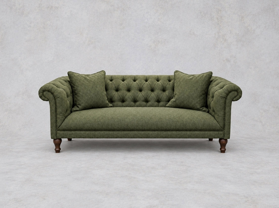 Outlet Edinburgh: Arncliffe 3 seater sofa in Padua Pavement Dill