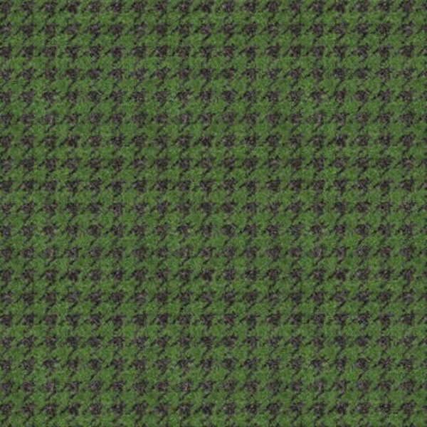 Harper's Bazaar Houndstooth: Forest Green