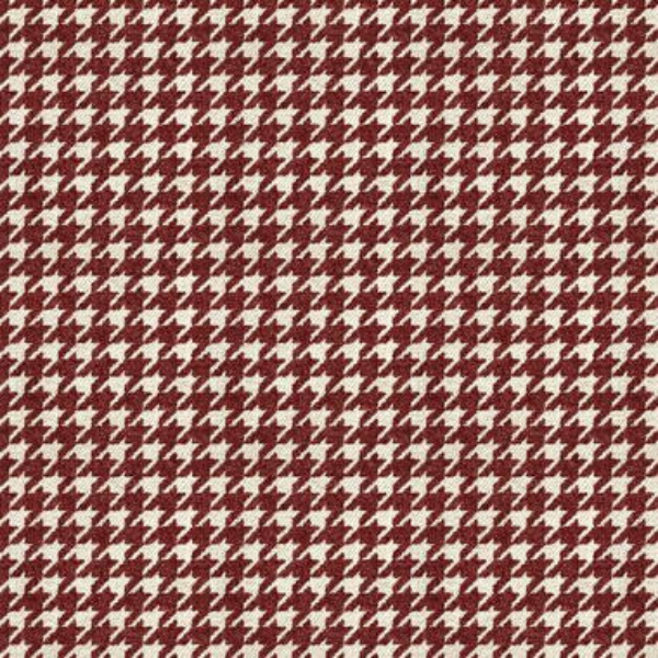 Harper's Bazaar Houndstooth: Garnet