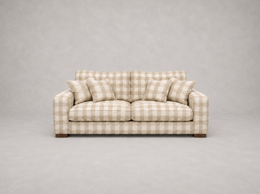 Outlet West Sussex: Richmond 2.5 seater sofa Sussex Gingham Small Ash
