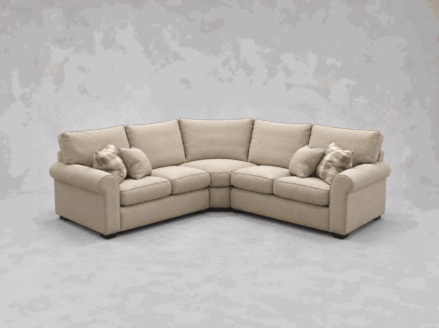 Outlet Bishop's Stortford: Upperton corner group in Ian Mankin Arran Oatmeal