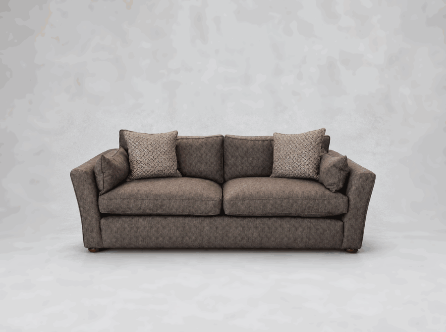 Outlet Manchester: Aldeburgh 4 Seater Sofa in Exclusives Padua Pavement Steel