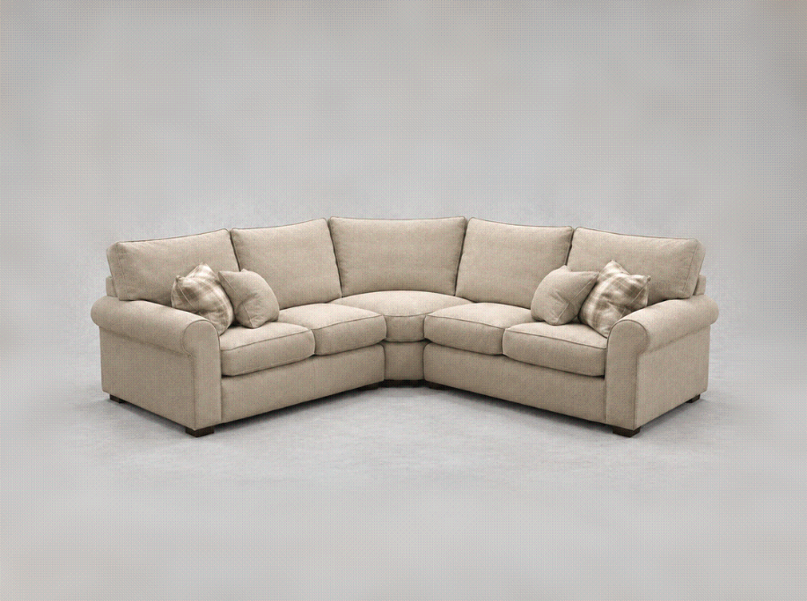 Outlet Bishop's Stortford: Upperton corner group in Ian Mankin Arran Oatmeal