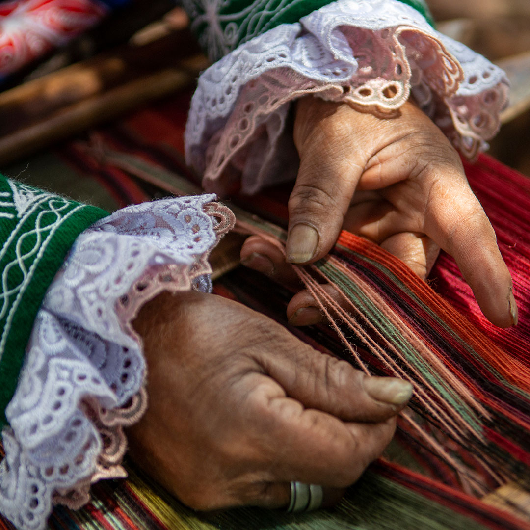 Weaving Close Up