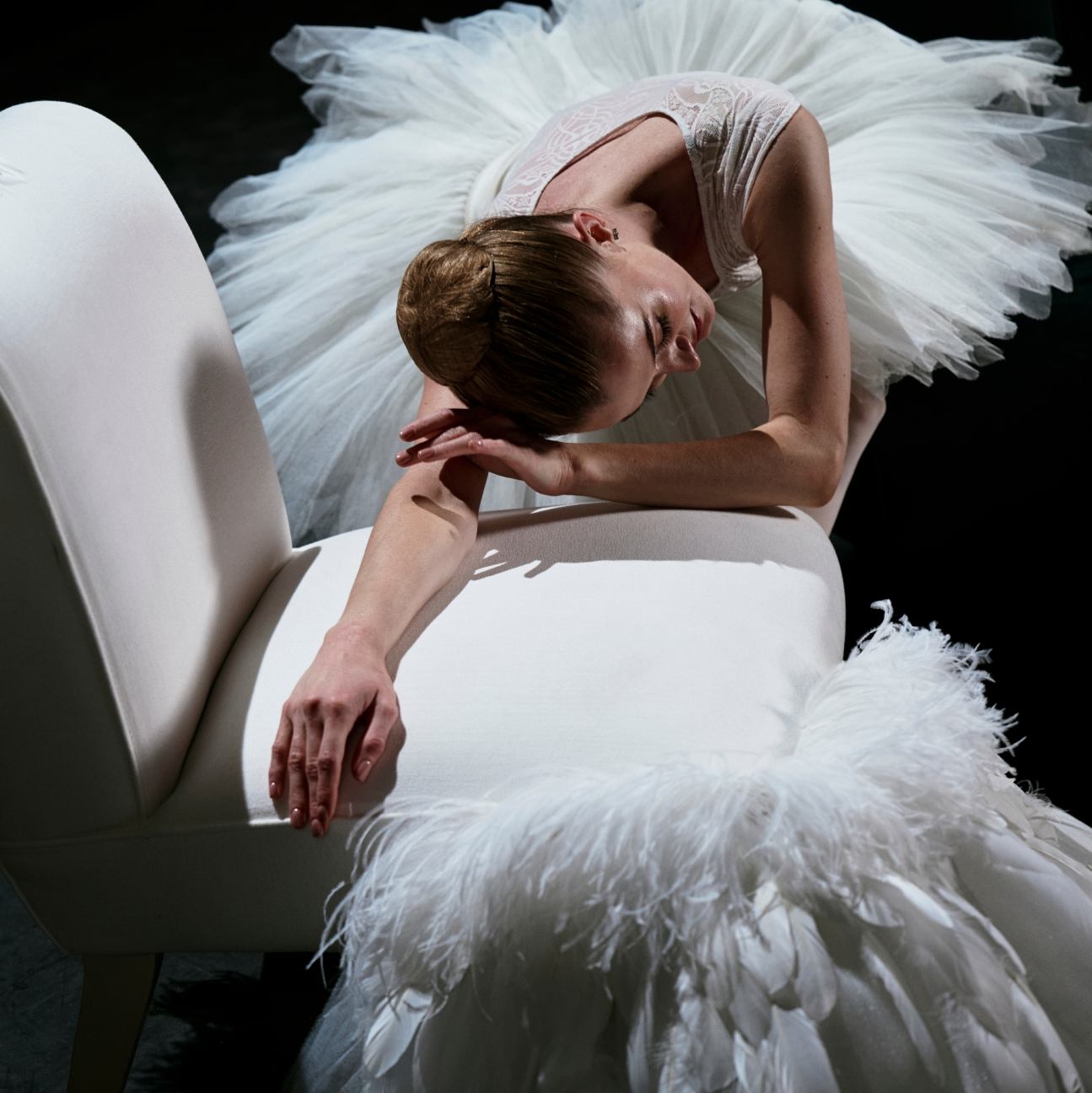 Anna Rose O'Sullivan in a chair